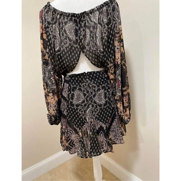 Free people Seven Wonders Mini Dress Size L - Picture 6 of 8